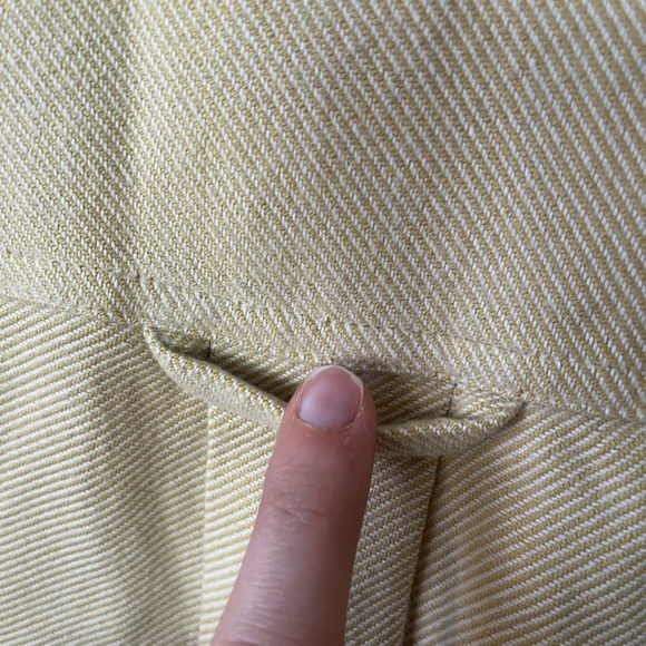 NWT Madewell Flannel Cargo Button-Up Shirt in Haystack White Women’s Size M - Picture 14 of 16